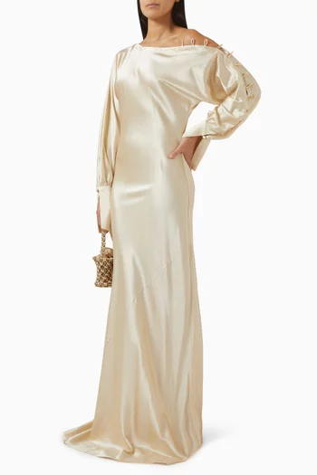 فستان دانييل بأكتاف مكشوفة