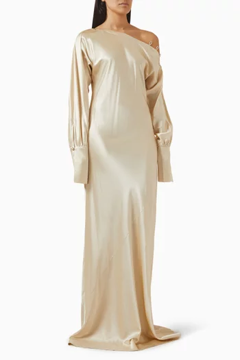 فستان دانييل بأكتاف مكشوفة