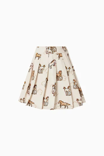 Lunar New Year Pleated Skirt