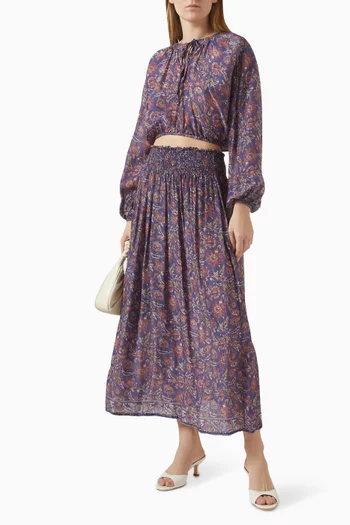 Bella Maxi Skirt in Rayon