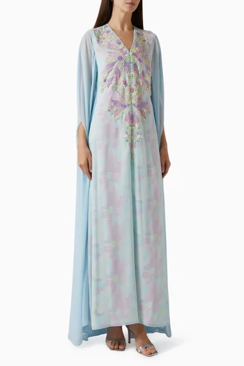 Embellished Cape Kaftan