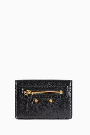 Mini Le City Wallet in Arena Lambskin