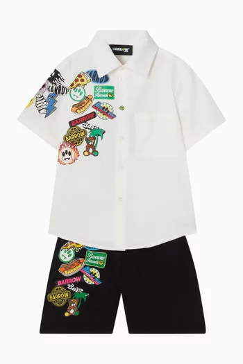 قميص بطبعات