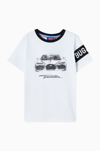 Graphic-print T-shirt in Cotton