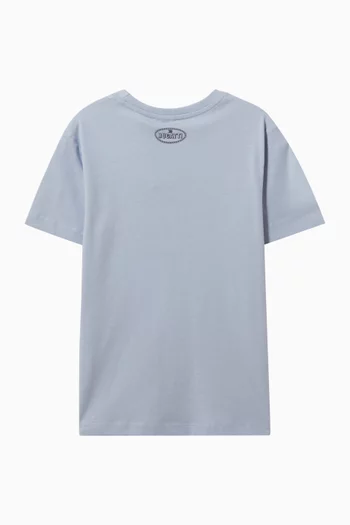 تي شيرت بطبعة سيارة قطن