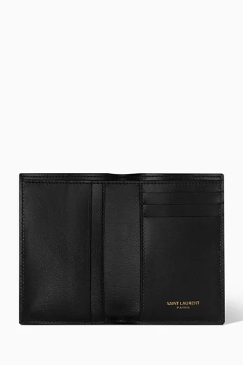 Tiny Cassandre Credit Card Wallet in Leather