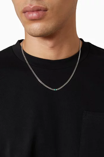 Iyra Agate Chain in Sterling Silver