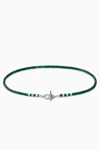 Avi Beaded Bracelet in Sterling Silver