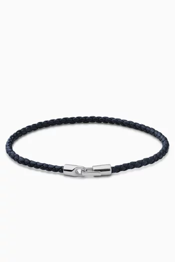 Cruz Rope Bracelet in Leather