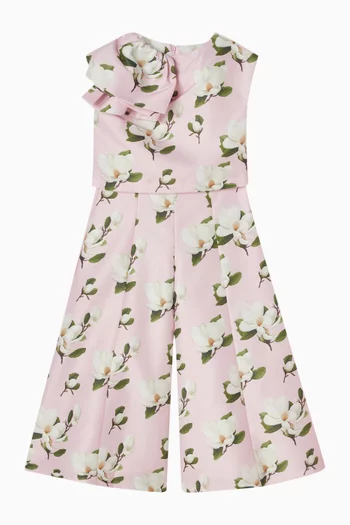 Floral Wide Leg Pants