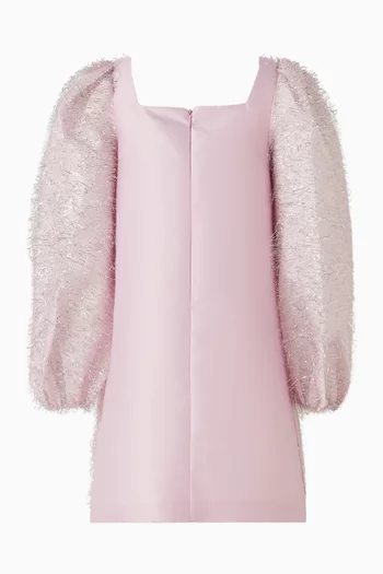 فستان ريش وتينسل