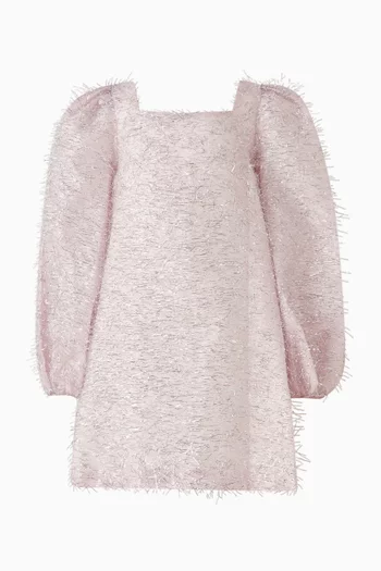 فستان ريش وتينسل