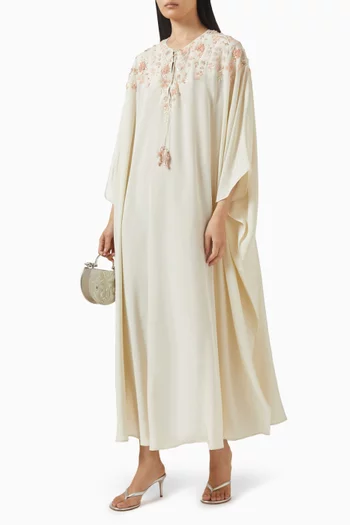 Embellished Tie-up Kaftan