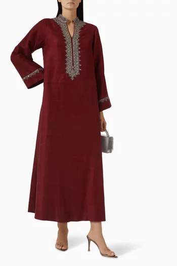 Bead-embellished Kaftan