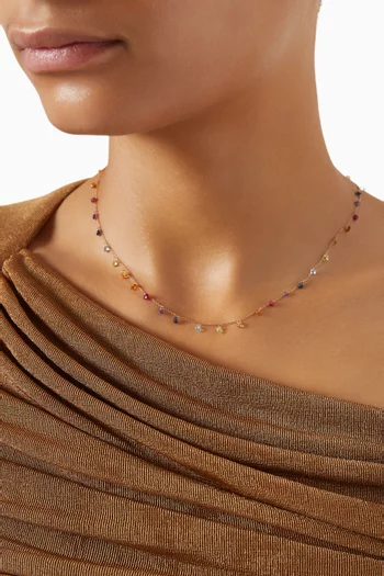 34 Chakras Necklace in 18kt Rose Gold