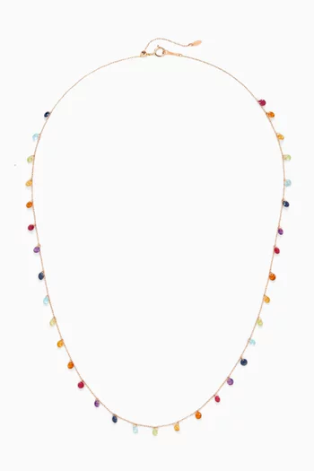 34 Chakras Necklace in 18kt Rose Gold