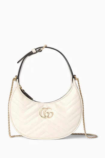 Small GG Marmont Shoulder Bag in Matelassé Leather