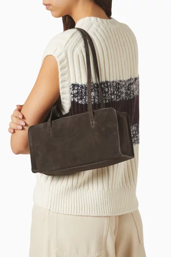 Marais Bowling Bag in Suede