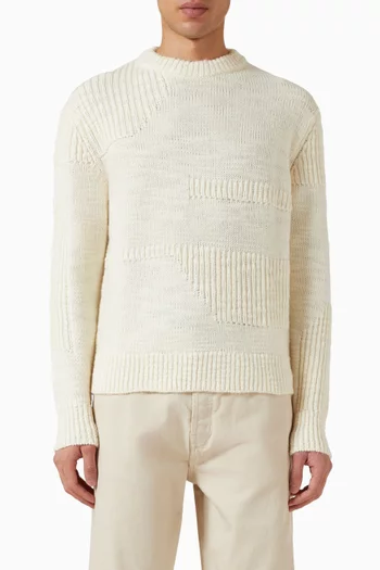 Ladder-stitch Sweater in  Wool