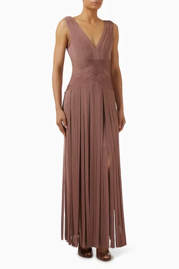 The Harlow Fringed Gown