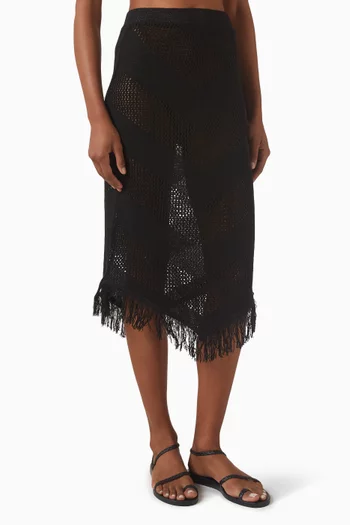 تنورة توبي متوسطة الطول