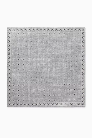 منديل جيب مزين بنقشة حرير