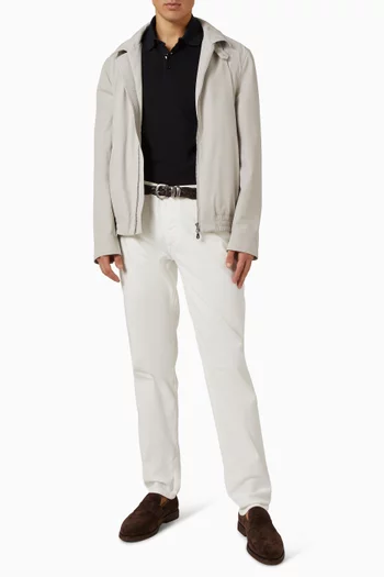 تي شيرت بولو بشعار الماركة قطن بيكيه