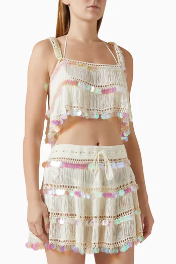 Viola Hand-crocheted Top