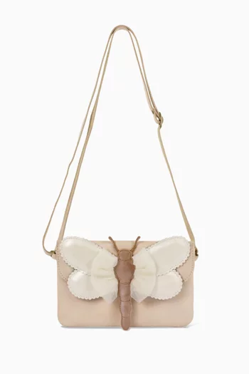 حقيبة كروس لامعة ليبل بريندي 