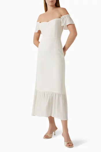 Butterfly Dress in Viscose-georgette