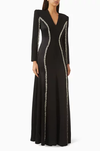 فستان جوست أوركيد مطرز