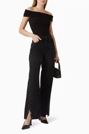 بلوزة تشيلو منسوجة