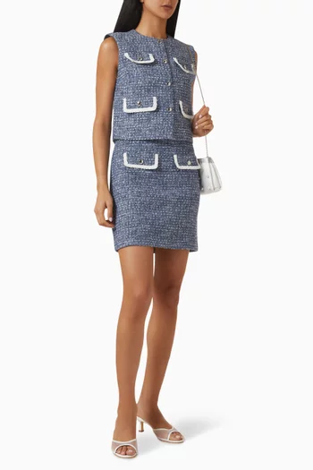 Ritalba Mini Dress in Tweed