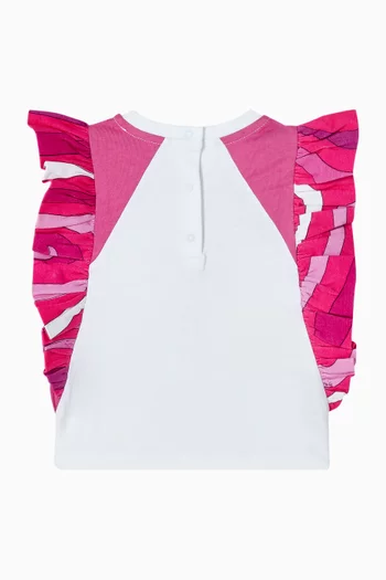 Ruffle Top in Cotton