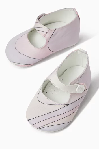 Ballerina Flats in Calfskin