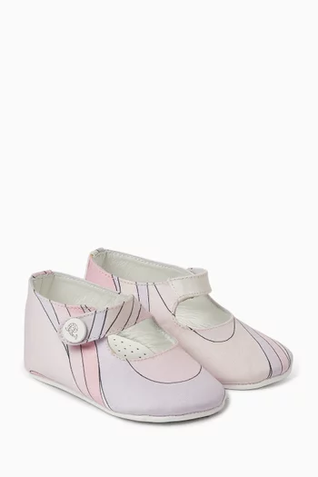 Ballerina Flats in Calfskin