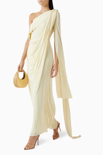 Bollington Drape Dress in Jersey