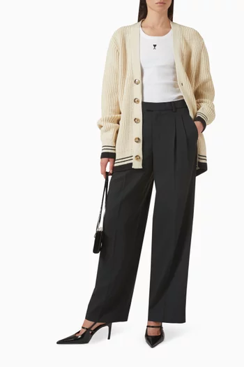 بلوزة ايه دي سي بلا أكمام قطن مضلع