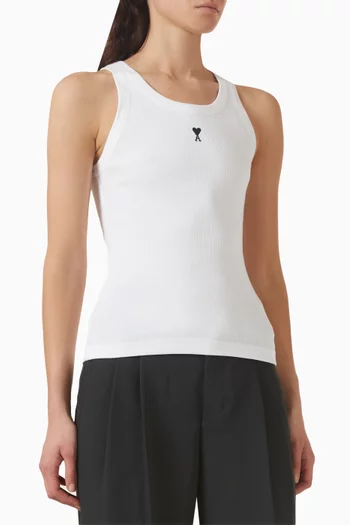 بلوزة ايه دي سي بلا أكمام قطن مضلع