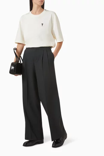 تي شيرت ايه دي سي بقصة مربعة قطن جيرسيه