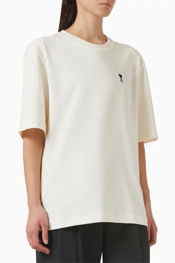 تي شيرت ايه دي سي بقصة مربعة قطن جيرسيه