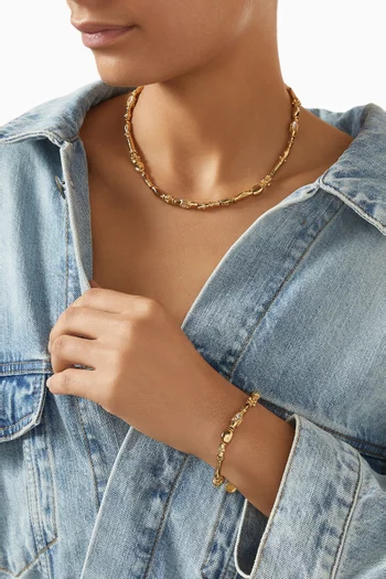 Kali Bracelet in Gold-plated Metal