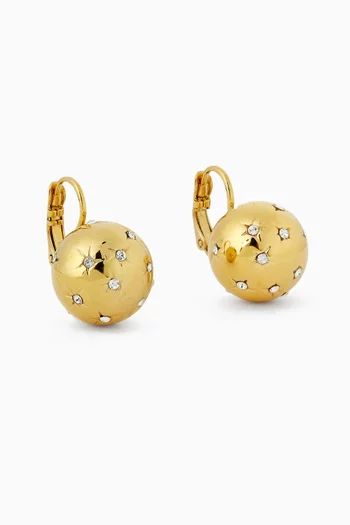 Comete Earrings in Gold-plated Metal