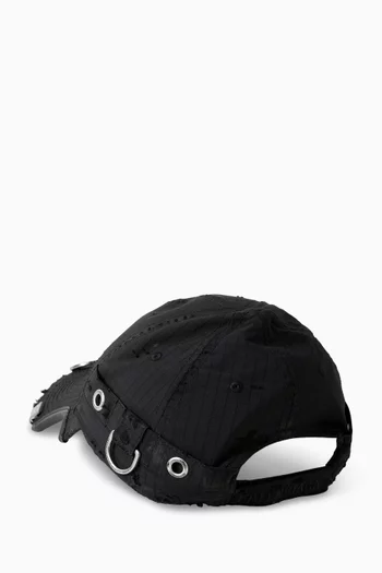 كاب كارغو بحلقة حرف D قماش مقاوم للتمزق