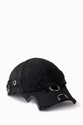 كاب كارغو بحلقة حرف D قماش مقاوم للتمزق