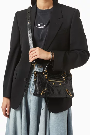 Mini Le City Bag in Arena Lambskin