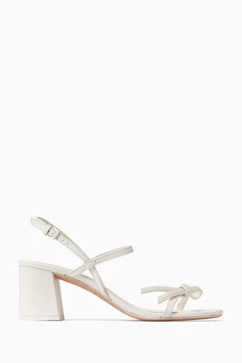 Loop Block Sandals in Leather