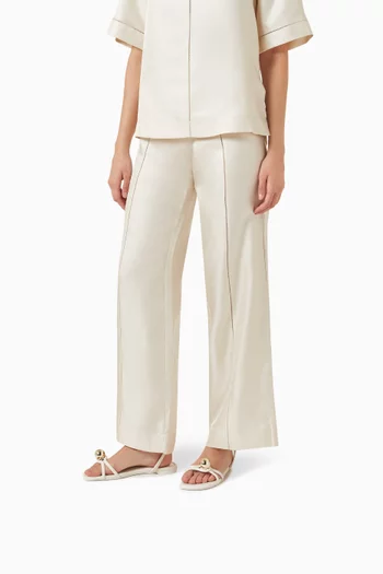 Harmony Flat Sandals in Leather