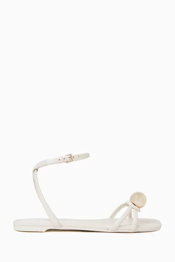 Harmony Flat Sandals in Leather