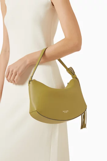 Loop Shoulder Bag in Leather
